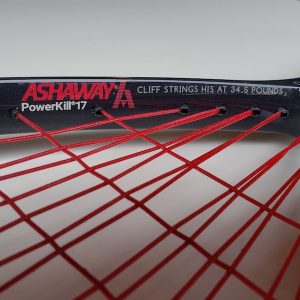 Be Relentless 175g - Signature Racquetball Racquet from Cliff Swain - String Info Detail